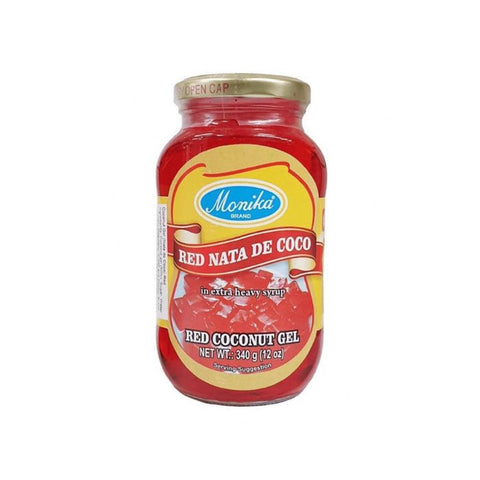 Nata de Coco Red 340g. (Monika) - Filipino Grocery Store