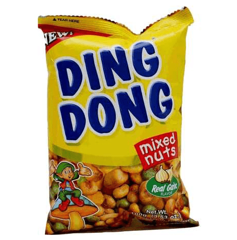 Ding Dong Mixed Nuts Real Garlic Flavour - Filipino Grocery Store