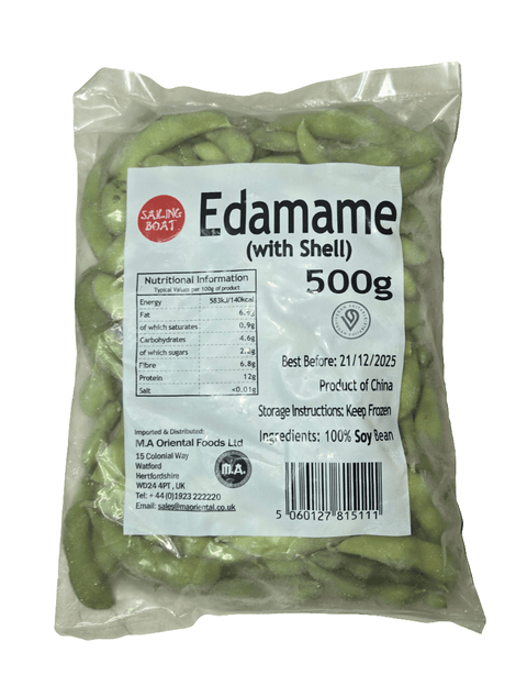 Edamame with Shell (IQF) 500g (Sailing Boat) (Frozen) - Filipino Grocery Store