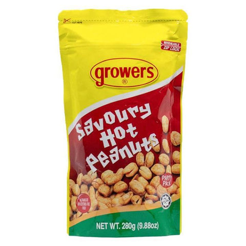 Growers Peanuts Savory Hot 80g - Filipino Grocery Store
