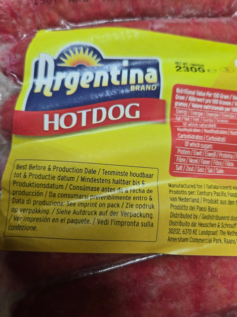 Hotdog 230g Argentina Brand - Filipino Grocery Store