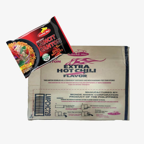 Lucky Me Instant pancit canton ( HOT ) 60g. - Filipino Grocery Store