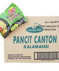 Lucky Me Pancit Canton Instant Noodles Kalamansi Flavour 60g - Filipino Grocery Store