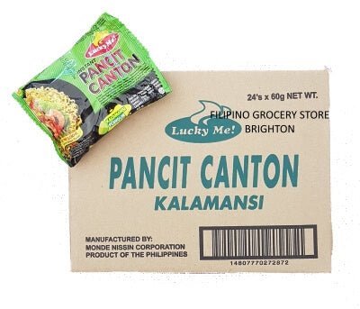 Lucky Me Pancit Canton Instant Noodles Kalamansi Flavour 60g - Filipino Grocery Store
