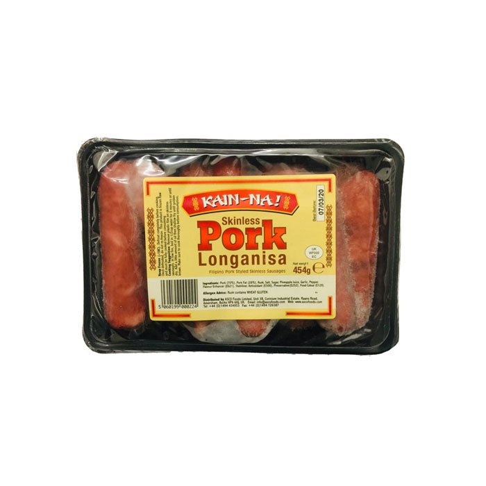 Pork Longanisa 454g (Kain - Na!) - Filipino Grocery Store