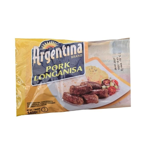 Pork Longganisa 340g Argentina Brand - Filipino Grocery Store