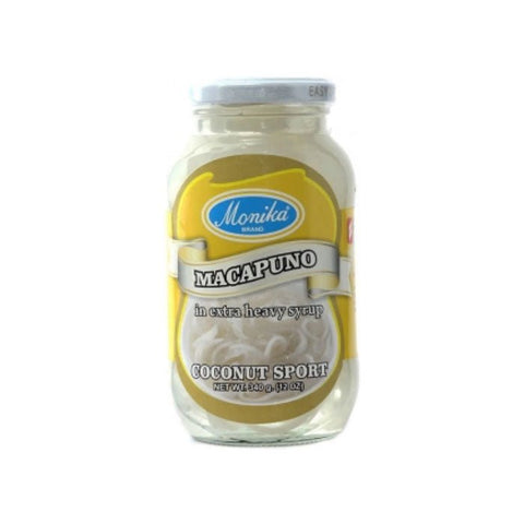 Preserves Coconut Sport (Macapuno) String 340g (Monika) - Filipino Grocery Store