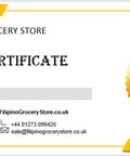 Filipino Grocery Store Gift Card - Filipino Grocery Store