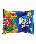Lucky Me Beef Flavour Instant Noodles 55g - Filipino Grocery Store