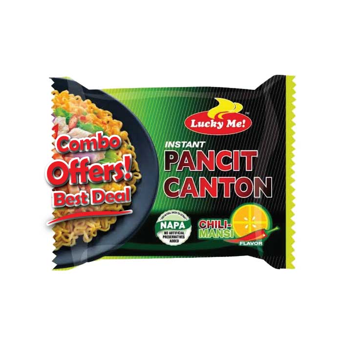 Lucky Me Chilimansi Instant pancit canton 60g. - Filipino Grocery Store