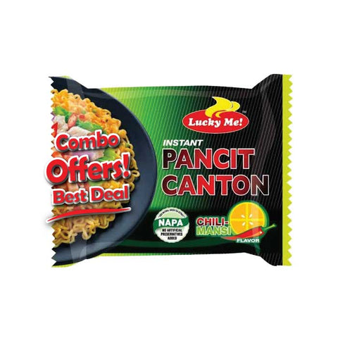 Lucky Me Chilimansi Instant pancit canton 60g. - Filipino Grocery Store