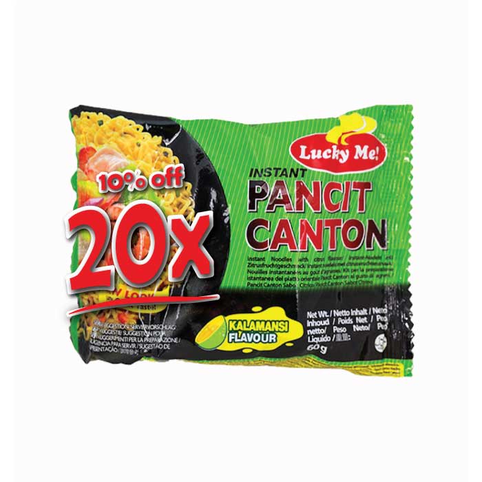 Lucky Me Kalamansi Pancit Canton Instant Noodles 60g - Filipino Grocery Store