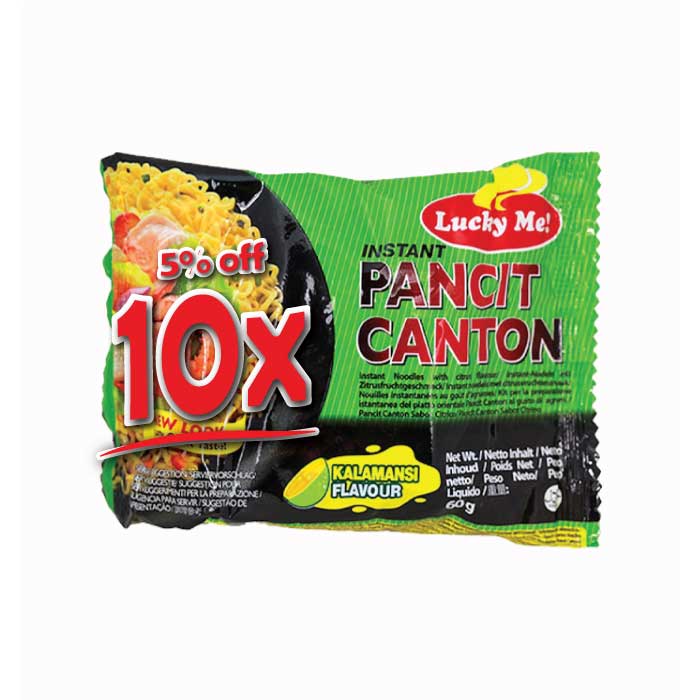 Lucky Me Kalamansi Pancit Canton Instant Noodles 60g - Filipino Grocery Store