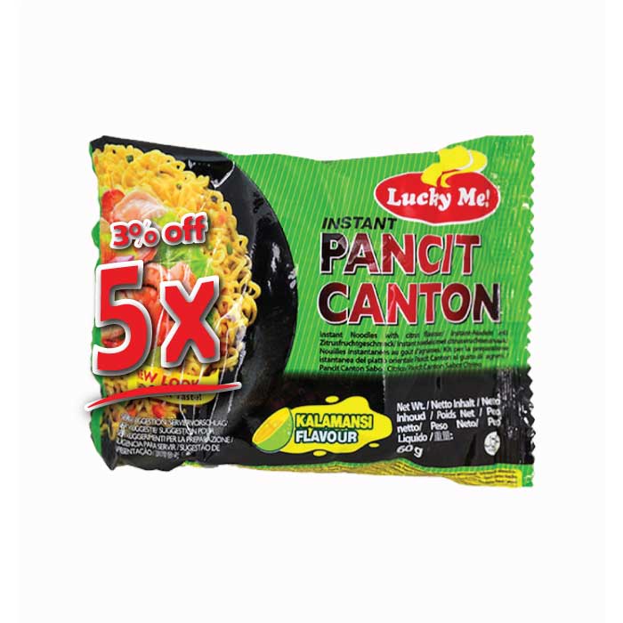 Lucky Me Kalamansi Pancit Canton Instant Noodles 60g - Filipino Grocery Store