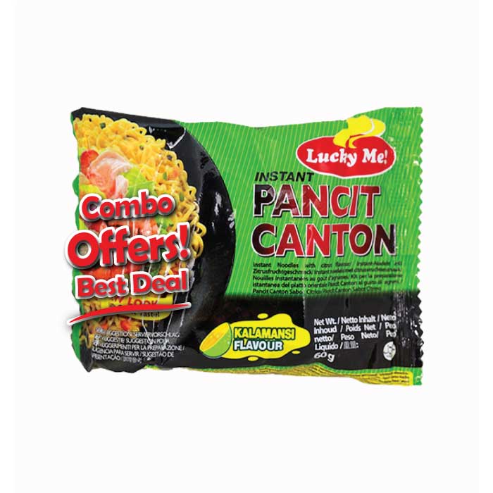 Lucky Me Kalamansi Pancit Canton Instant Noodles 60g - Filipino Grocery Store