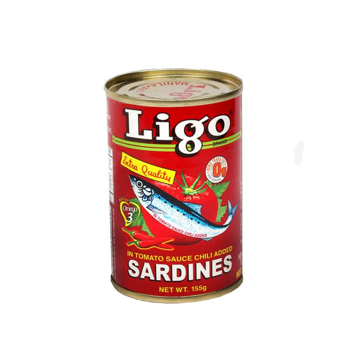 Sardines in Tomato Sauce Chili added 155g. (Ligo) - Filipino Grocery Store