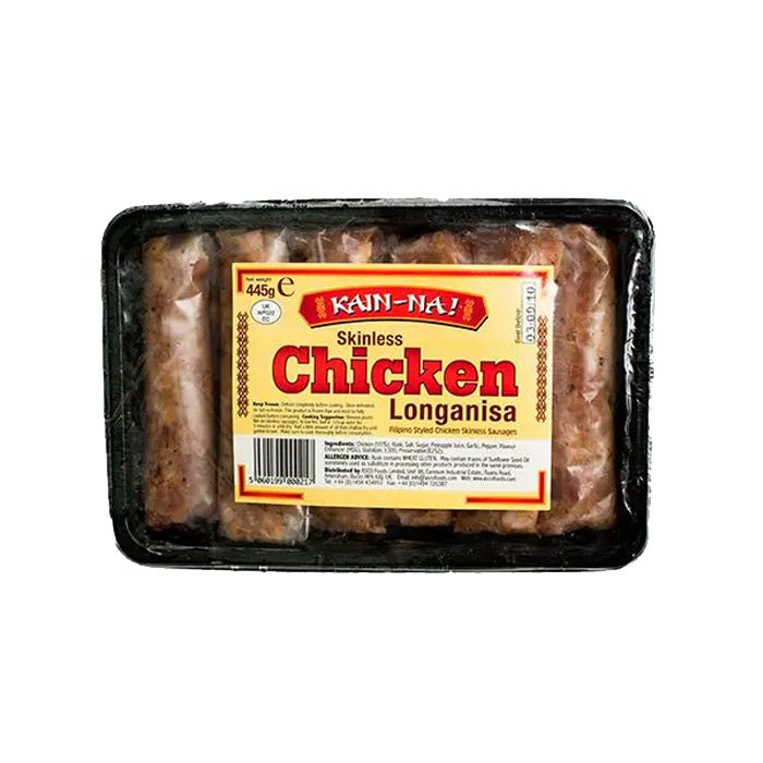 Skinless Chicken Longanisa (KAIN-NA!) - Filipino Grocery Store
